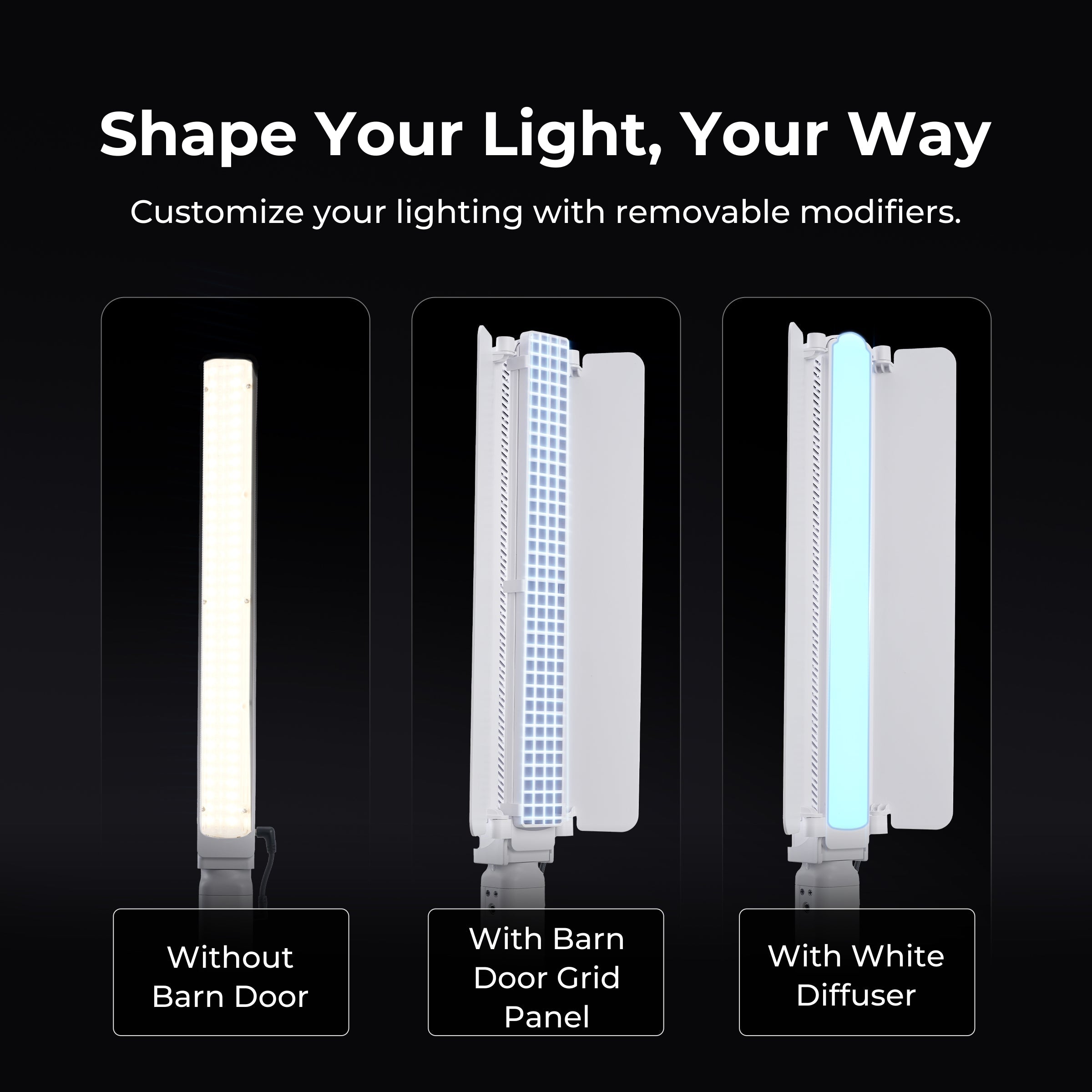 Digitek (DSL-1000 RGB) Portable RGB LED Stick Light 100W