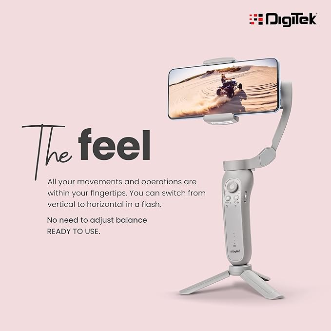 Digitek DSG-007F 3 Axis AI Smartphone Gimbal