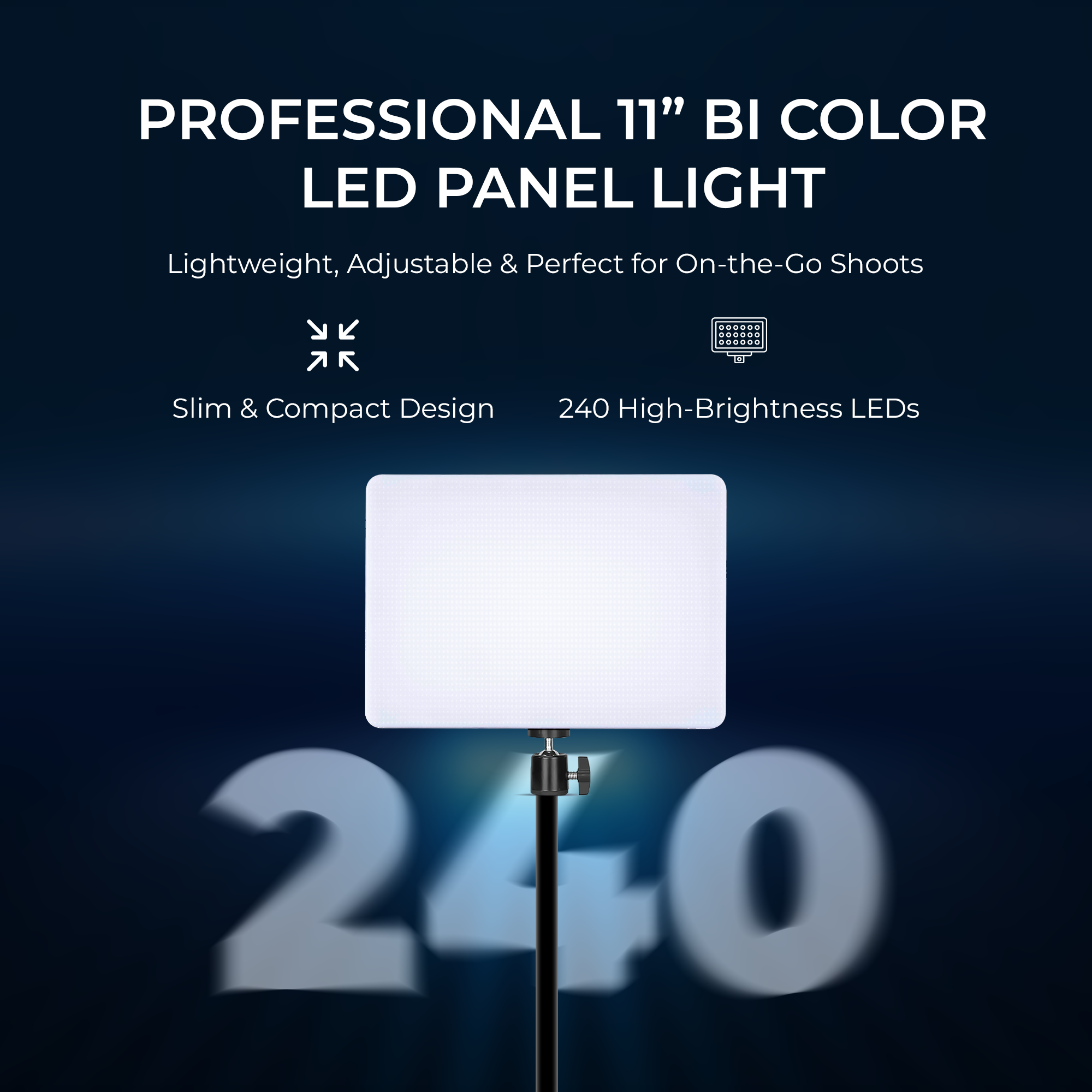 Digitek (DPL 011) Bi-Color LED Panel Light
