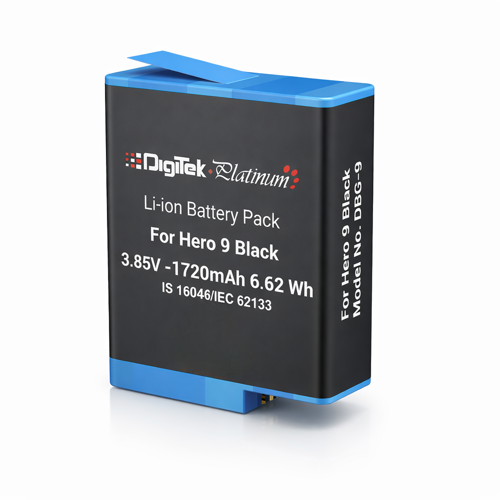 Digitek (DBG-9/10/11/12) Li-ion Rechargeable Battery for GoPro