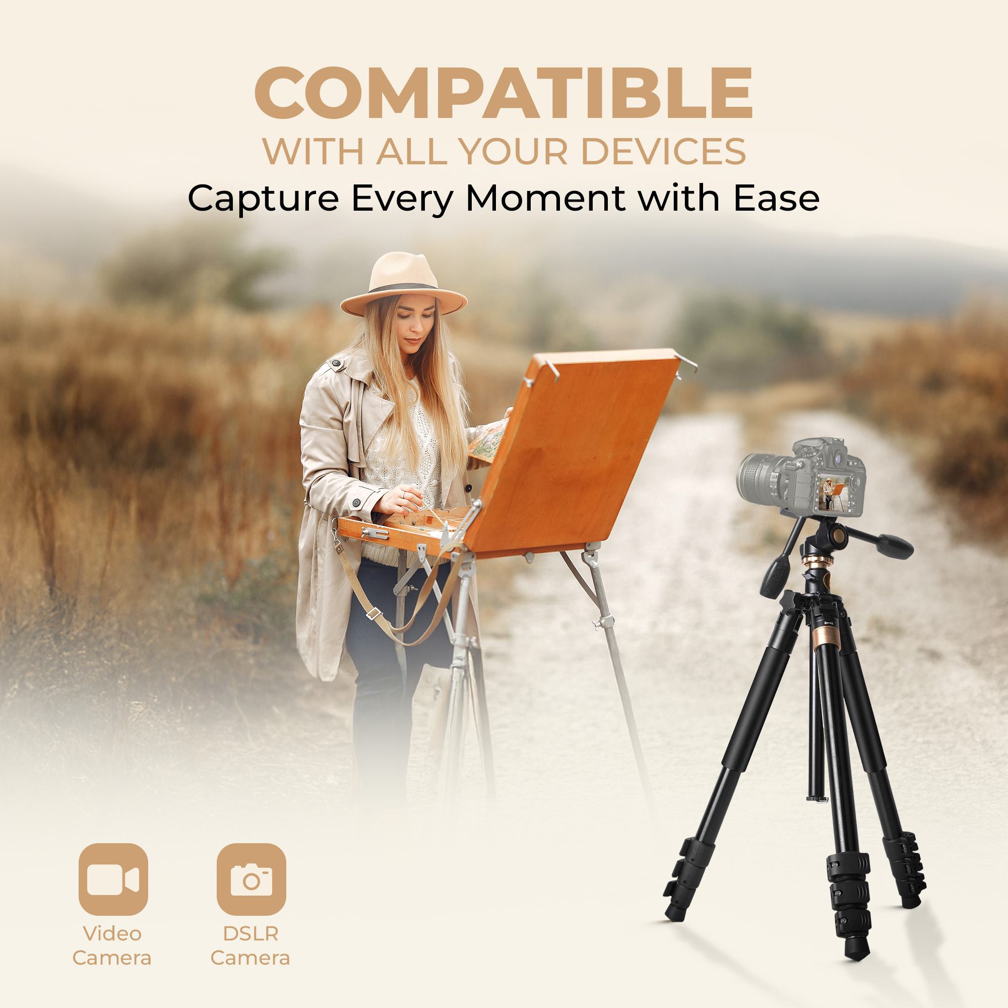 Digitek (DTR 620 BH) 6ft Multi-Angle DV Tripod cum Monopod