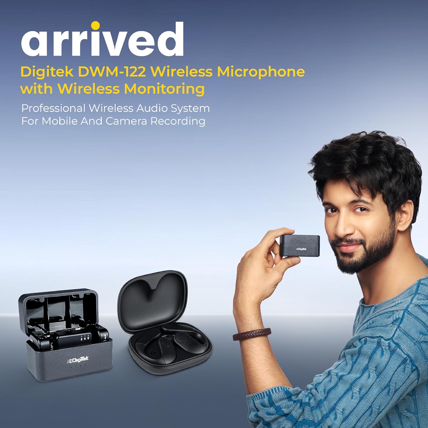 Digitek DWM 122 Wireless Microphone with Audio Monitoring