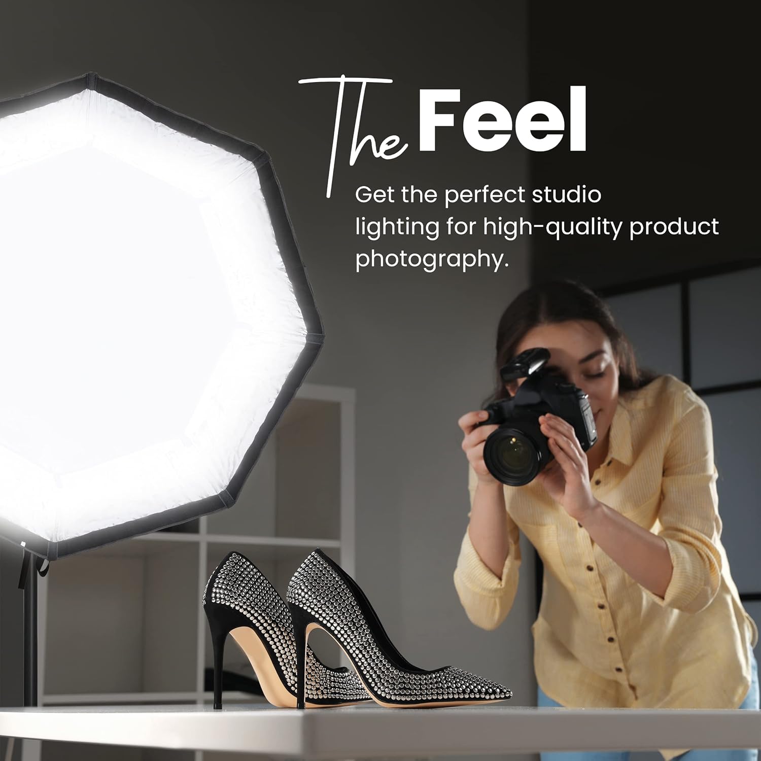 Digitek (DSBH-065) Foldable Octagonal Soft Box 65cm