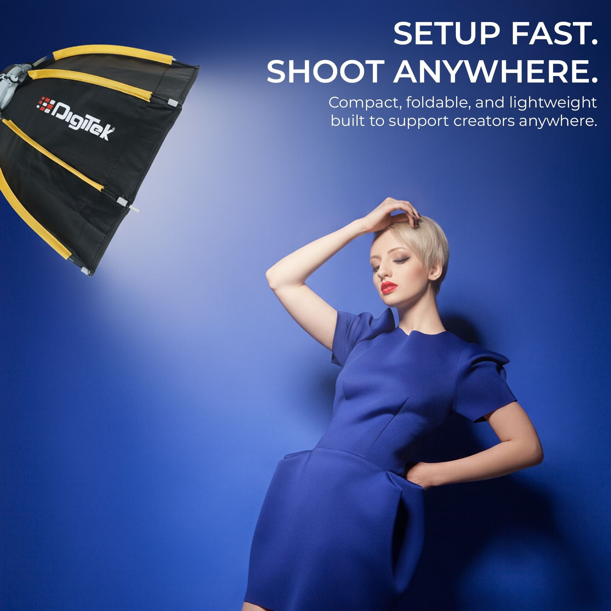 Digitek (DSB 30cm Mini) 30cm Softbox with Mini Bowens Mount