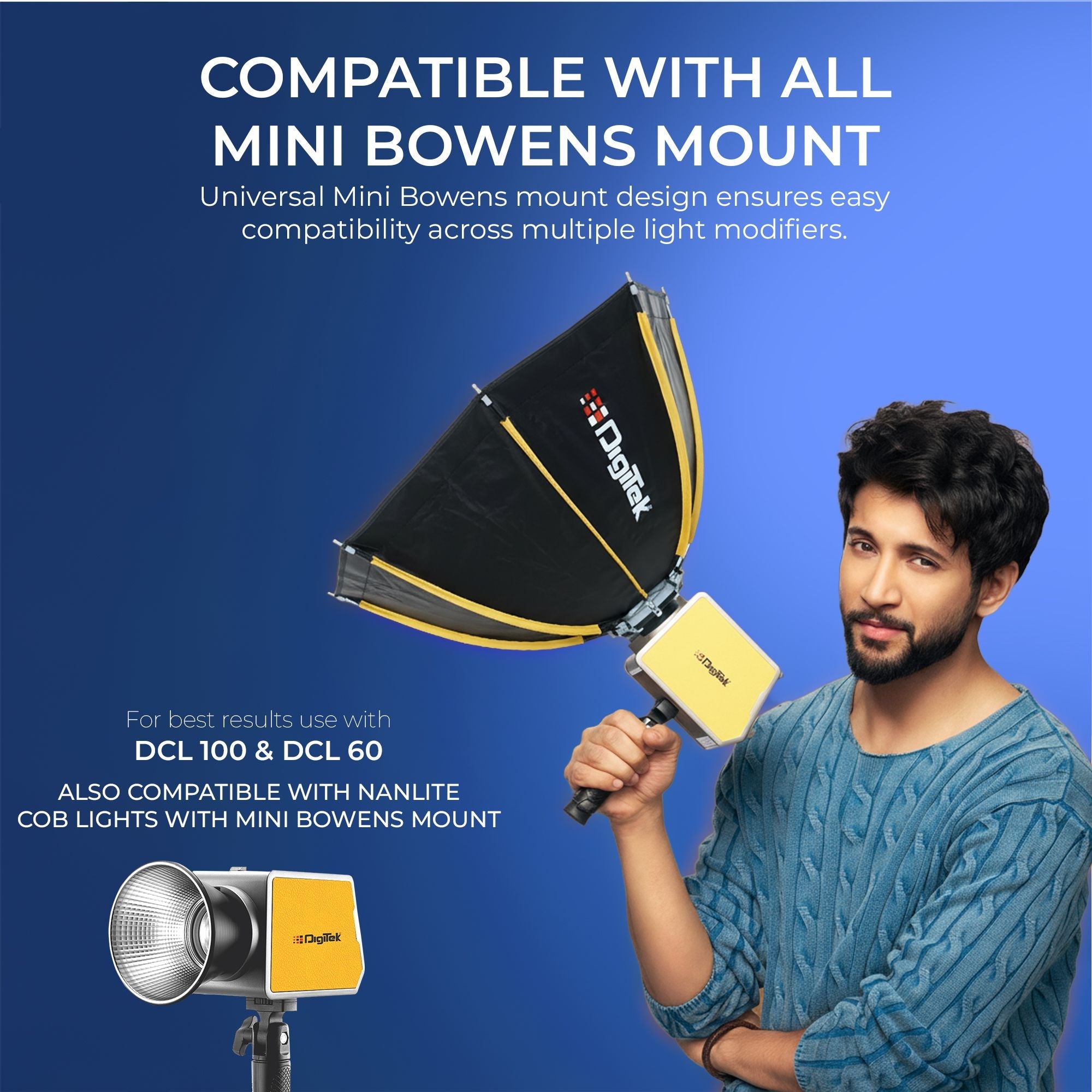 Digitek (DSB 30cm Mini) 30cm Softbox with Mini Bowens Mount