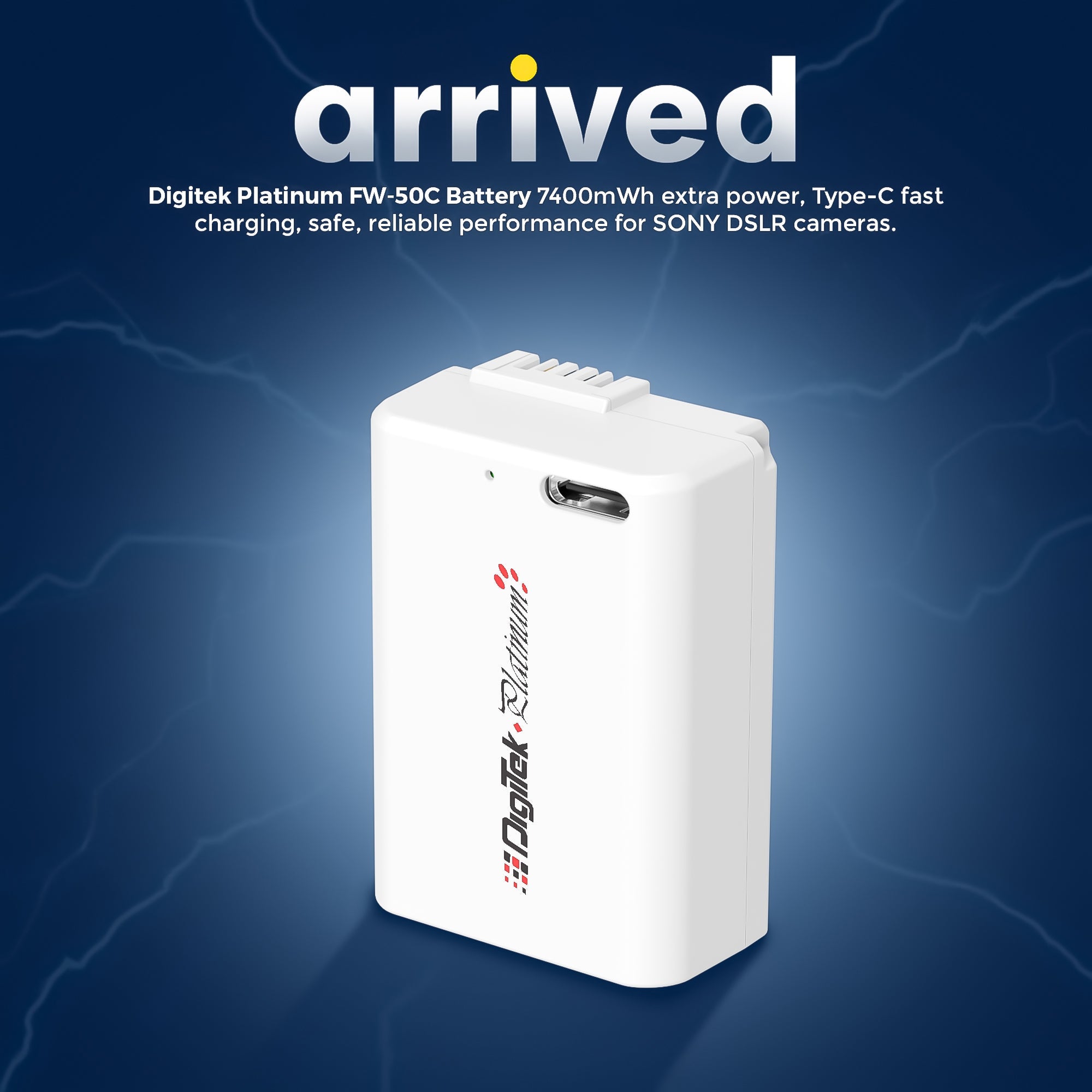 Digitek Platinum (NP-FW50) 2100mAh Li-ion Battery for Sony Cameras