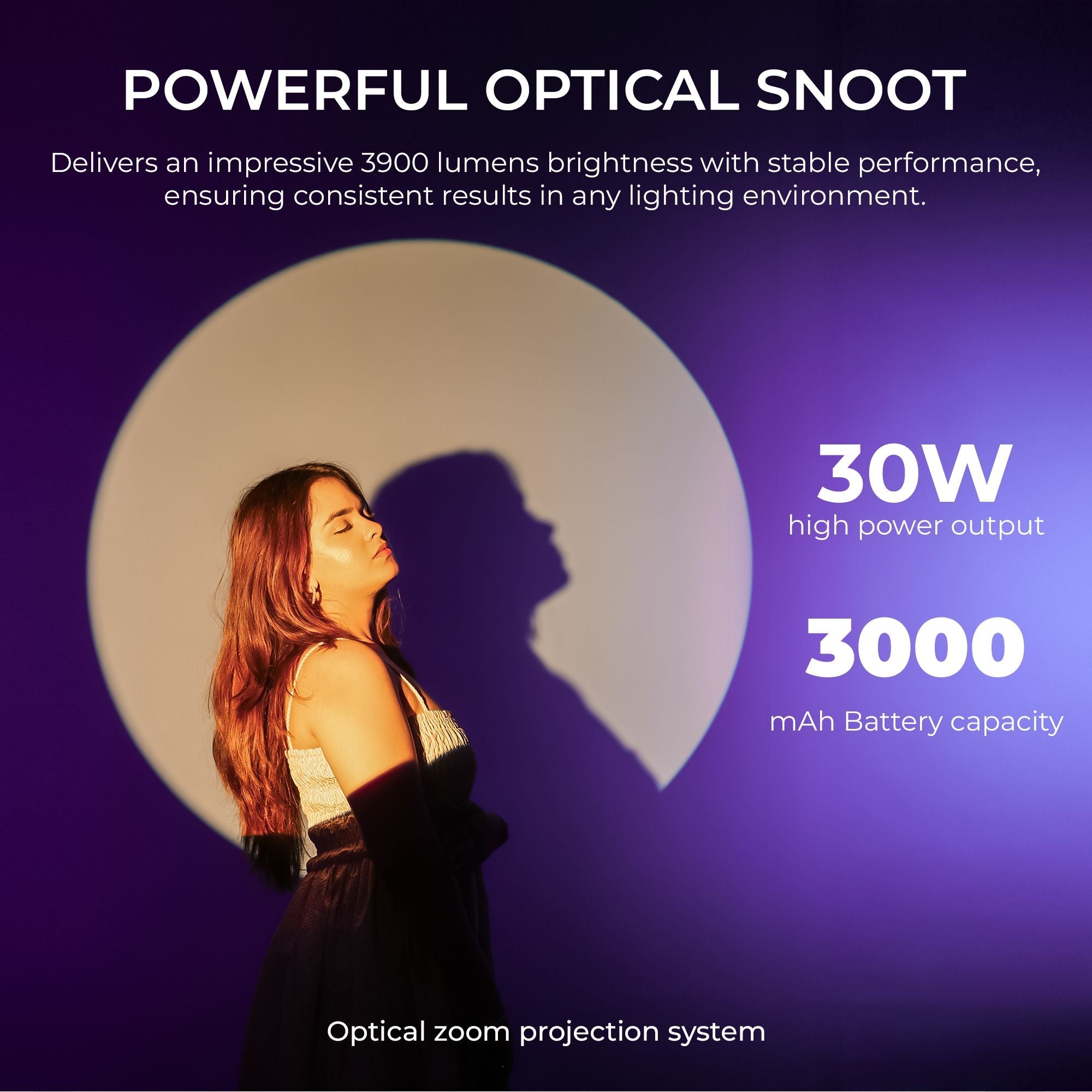 Digitek (DS 30 WTP) Optical Snoot Zoom Gobo Projector